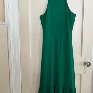Kensie Vibrant Green Midi Dress